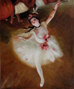 Degas - Star Dancer (On Stage) oil painting