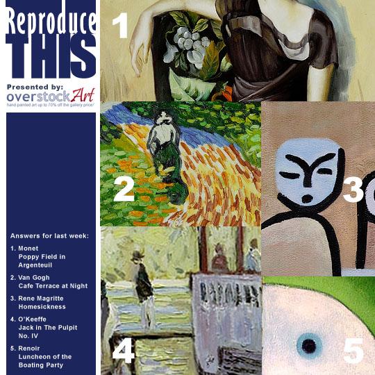 ReproduceTHIS: Know your Art 4
