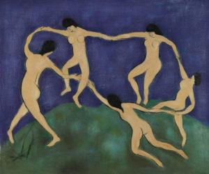 Famous Henri Matisse painting, La Danse