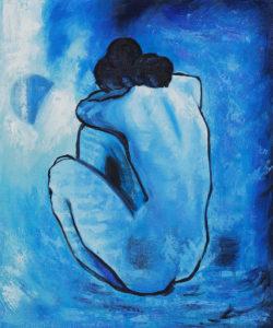 Picasso’s masterpiece “Blue Nude.”