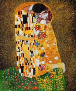 Gustav Klimt's sensual masterpiece, "The Kiss," tops overstockArt.com's 2011 Valentine's Day Top 10 Romantic Oil Paintings list.