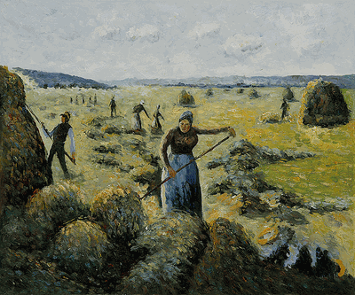 Pissarro - The Hay harvest Eragny