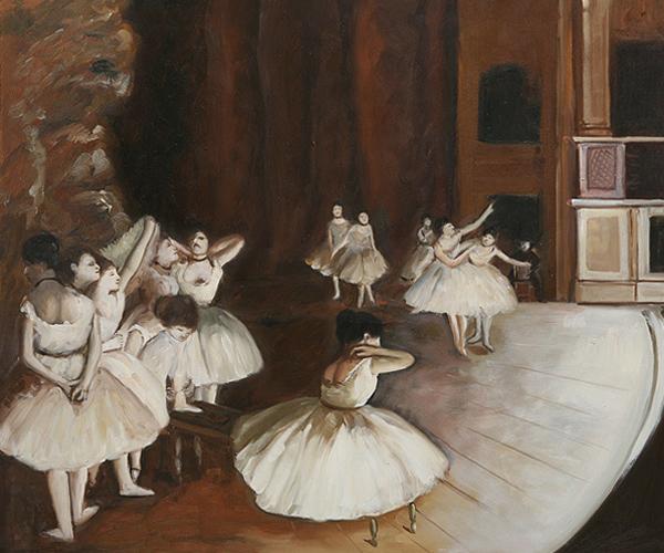 Degas - Ballet Rehearsal on the Stage