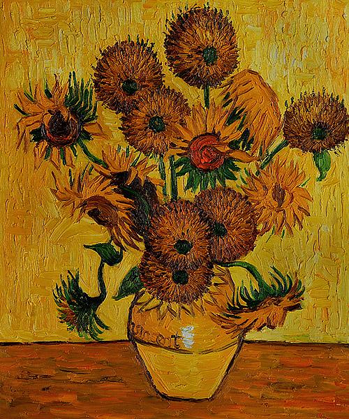 Van Gogh - Vase with Fifteen Sunflowers