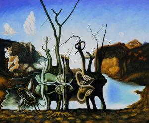 Dali - Swans Reflecting Elephants