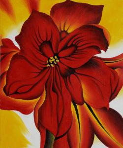 O'Keeffe - Red Amaryllis