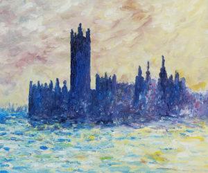 Monet - London. Houses of Parliament (Sun Breaking Through the Fog)