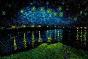 Starry Night Over the Rhone by Vincent Van Gogh