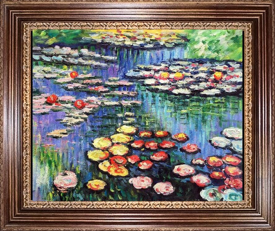 Claude Monet  Water Lilies (pink)