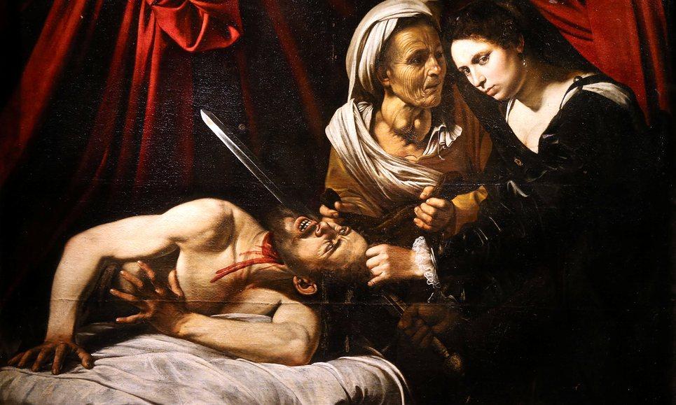 Judith Beheading Holofernes - Caravaggio (tentative)