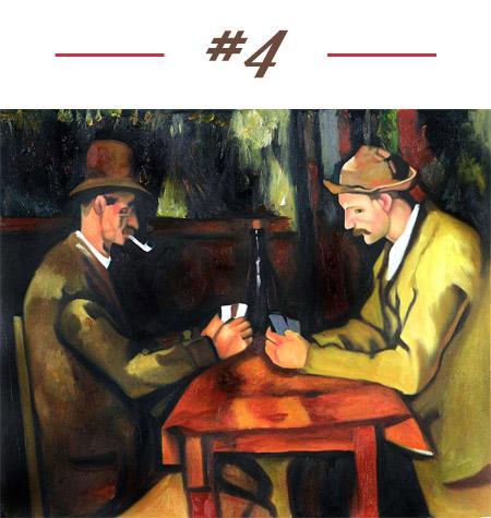 Paul Cezanne - Card Players with Pipes