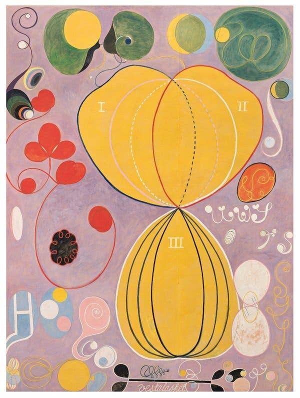 Hilma af Klint - Group IV, The Ten Largest, No. 7, Adulthood -True Abstract Pioneer