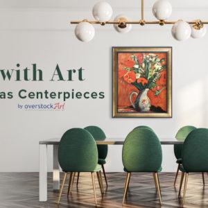 Dining with Art as a Centerpiece