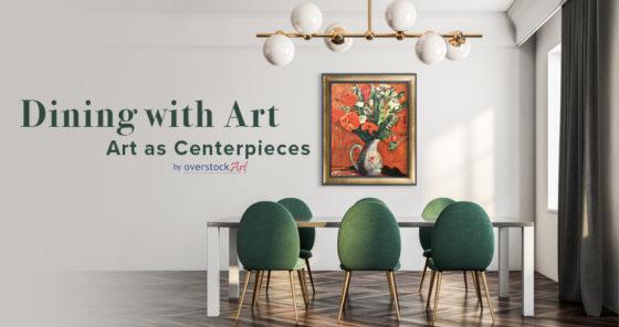 Dining with Art as a Centerpiece
