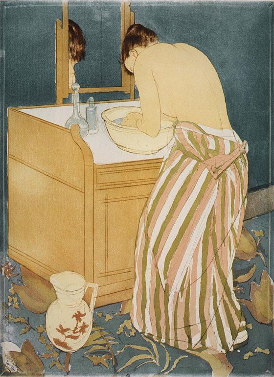 Woman Bathing (La Toilette) - The Met - Mary Cassatt