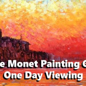 Rare Monet Painting Gets One Day Viewing