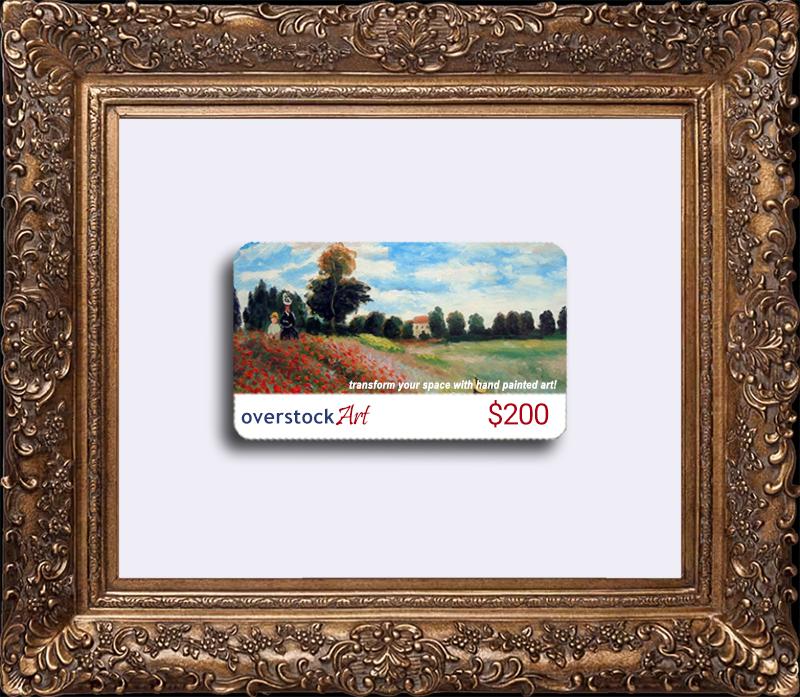 Picture frame your gift card