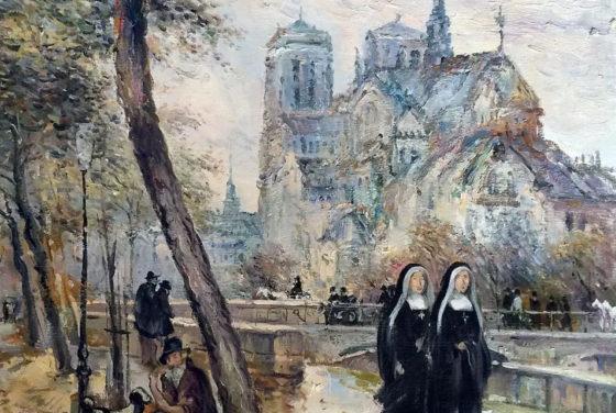 Jean Francois Raffaelli-Notre-Dame de Paris