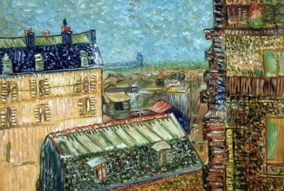 View of Paris from Vincent's Room in the Rue Lepic, 1887 Vincent Van Gogh