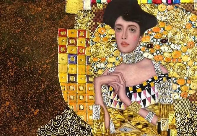 Famous Klimt portrait of Adelle Bloch Bauer
