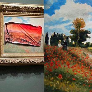 Climate Activists Target Another Work of Art and Vandalize a Monet at Musee D’Orsey