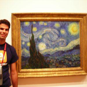 Fun at the MoMA with the Starry Night Oil Painting