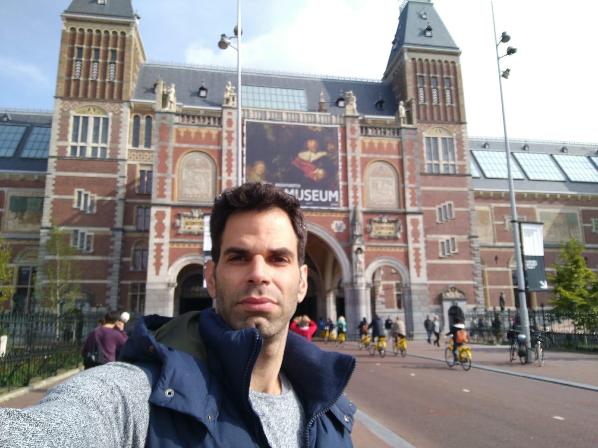 Amitai at Rijksmuseum Museum of Art in Amsterdam