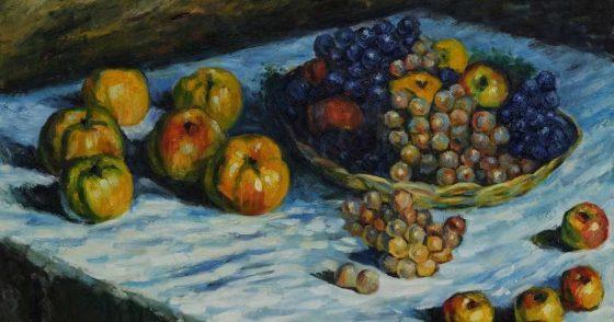 Claude Monet - Still Life - Apples and Grapes,1879