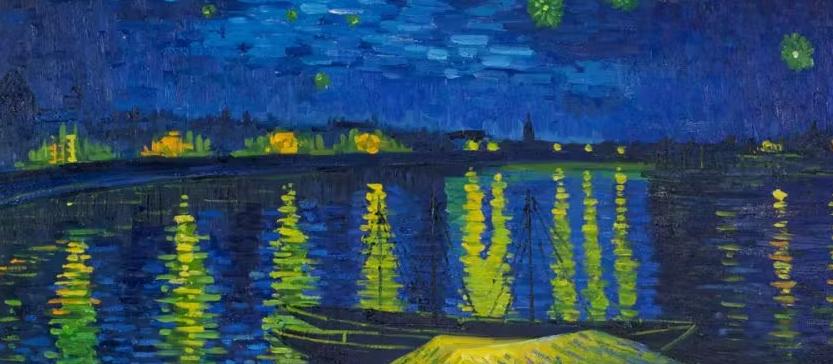 Starry Night Over the Rhone Van Gogh at the National Gallery London