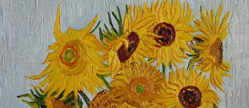 Sunflowers Van Gogh at the National Gallery London