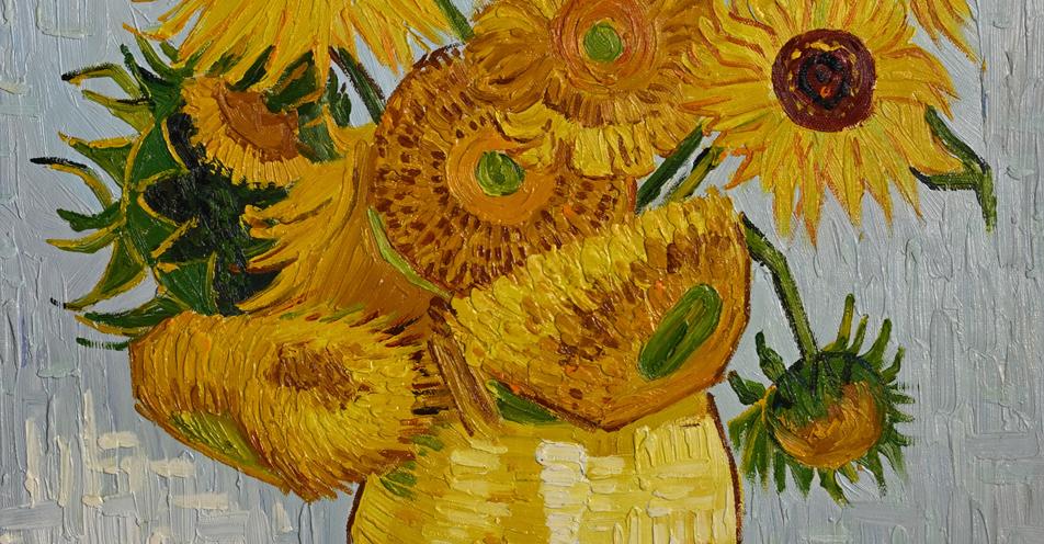 Vincent Van Gogh Sunflowers 1886