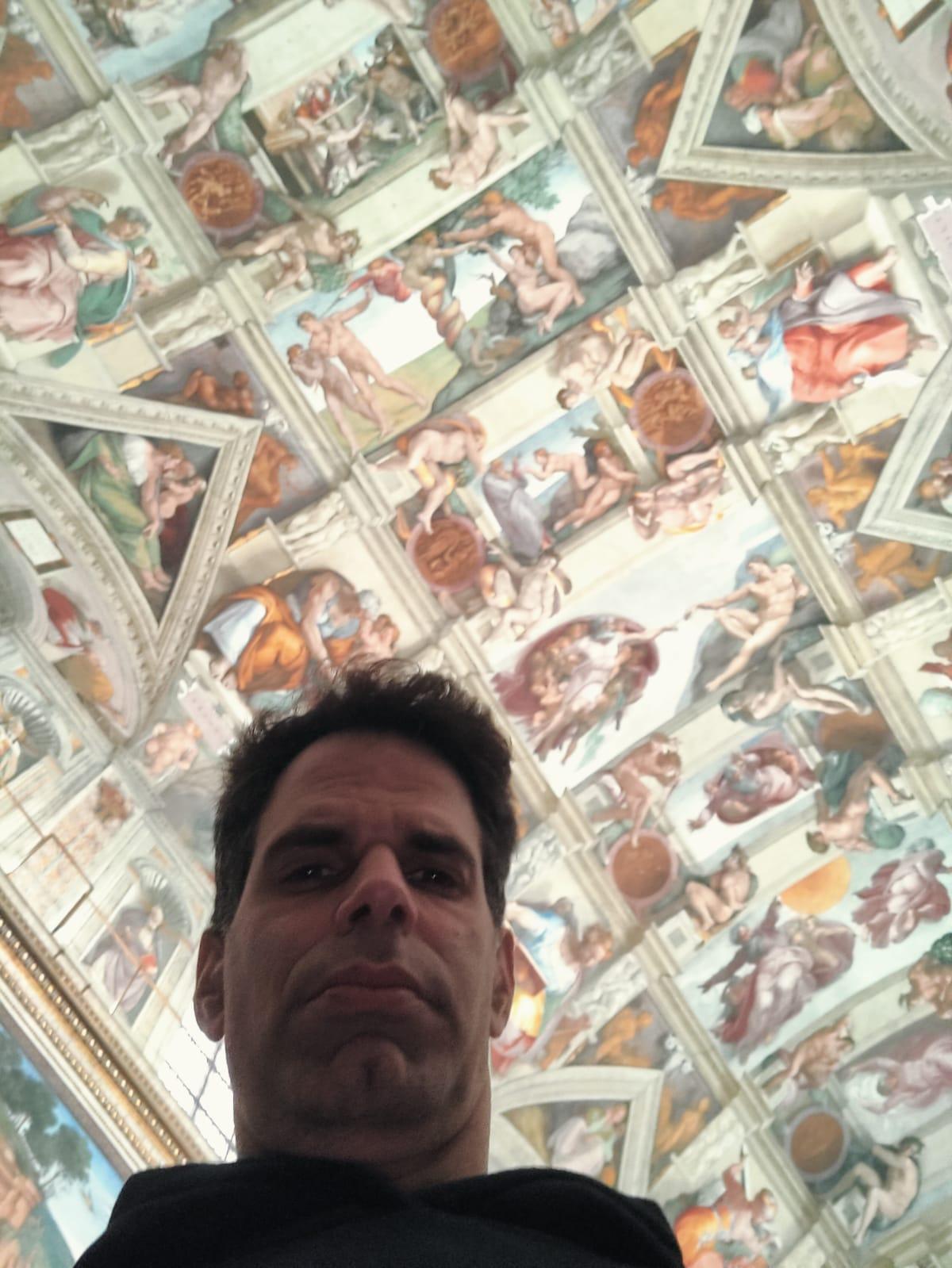 Take a selfie at the Sistine Chapel!